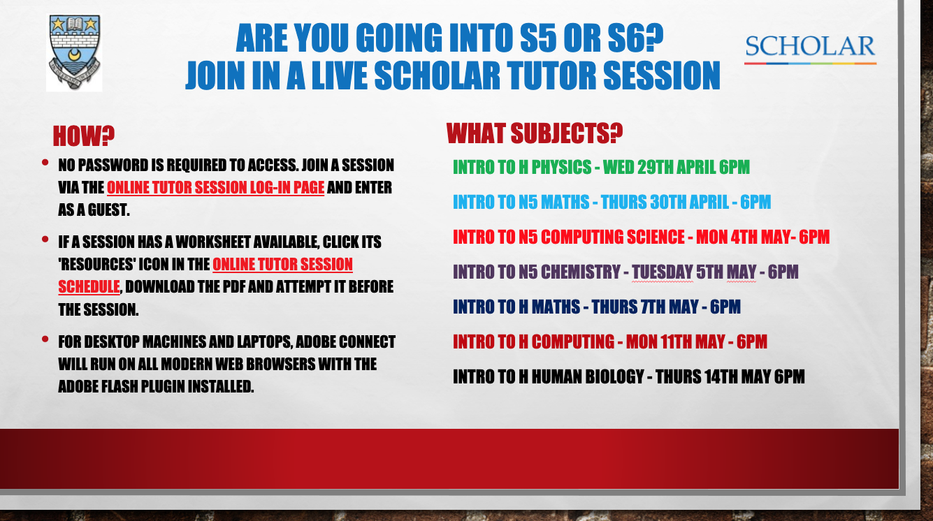 Information on going into S5 or S6