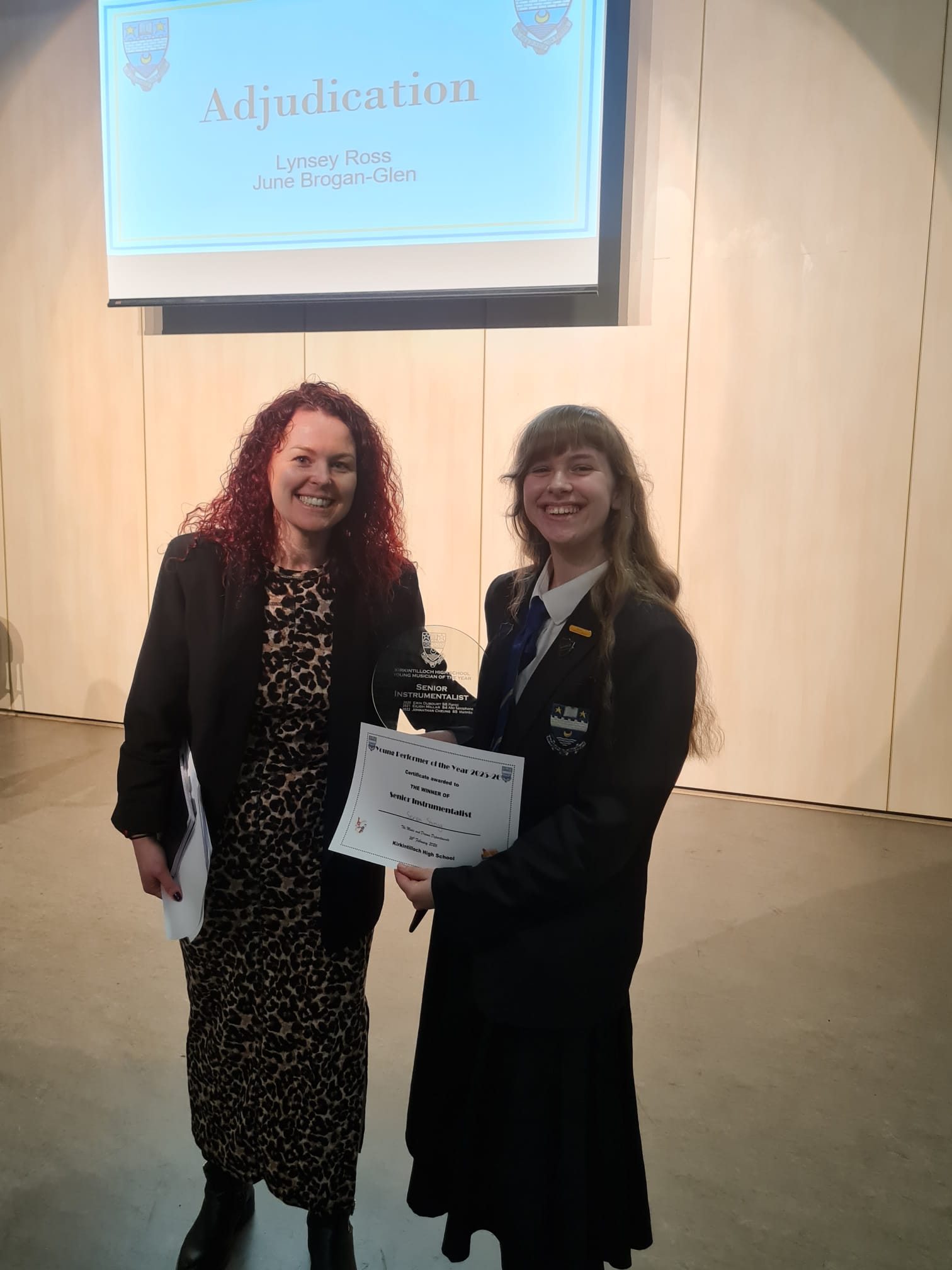 Senior instrumentalist